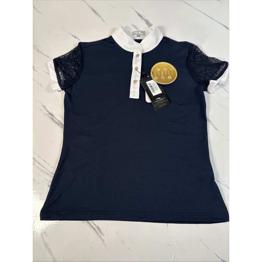 Fair Play Cecile RoseGold Competition Shirt Short Sleeve Size Medium